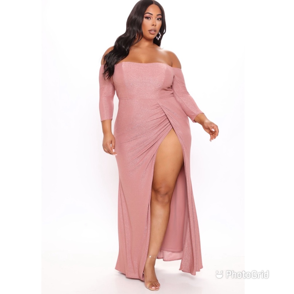 Fashion nova plus size gown